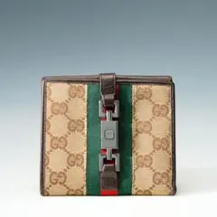 【 美品 】GUCCI シェリーライン GGキャンバス ジャッキー 財布 グッチ