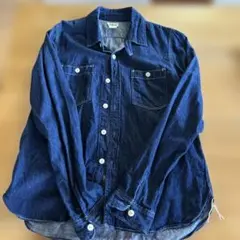 D.M.G. ダークデニム 長袖シャツ