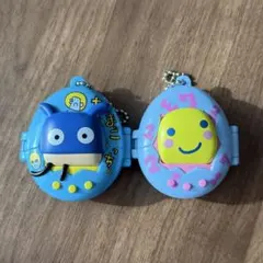 電子雞 扭蛋 搖擺收納盒2 圓圓雞 痛痛雞 轉蛋