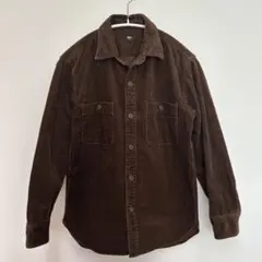 UNIQLO コーデュロイシャツ M ブラウン　メンズ