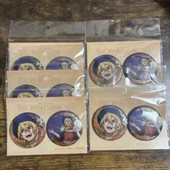 ドクターストーン 七海龍水 箔押し缶バッジセット 対話