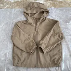 UNIQLO フード付きジャケット 110 ベージュ