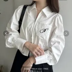 ダブルZIPワンポイント刺繍シャツ　NICE CLAUP