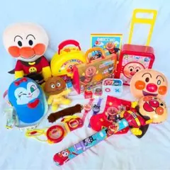 3/4迄値下げ／即発送◎【美品】アンパンマンまとめ売り おもちゃ ケース バッグ
