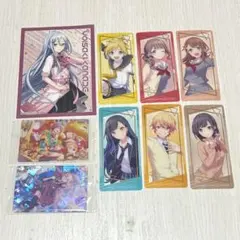 プロセカまとめ売り　ウエハース　クリアカード　クリアしおり