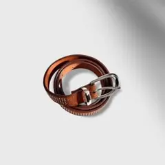 マインデニム minedenim ベルト レザー シルバー 36 - メルカリ