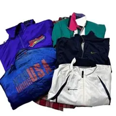 Champion Nike ナイロンジャケットセット us usa 海外輸入