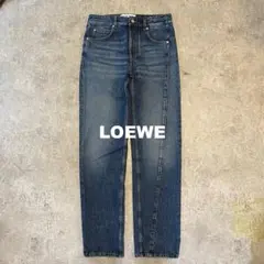 LOEWE スリム フィット ジーンズ Blue 48 レザーパッチ ロエベのサムネイル