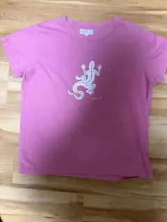 アニエスベー アイコニックコットンTシャツ Lezard ピンク サイズ3のサムネイル
