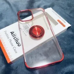 iPhone 13 pro Max用 ケース クリア リング付き カバー 透明