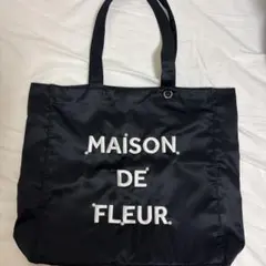 Maison de FLEUR トートバッグ ブラックのサムネイル
