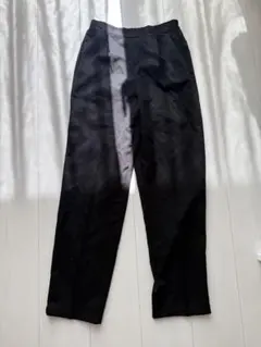 ブラック スラックス　テーパードパンツ　 Lサイズ
