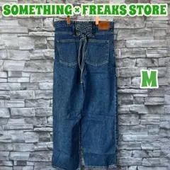 SOMETHING × FREAKS STORE レースアップサロペット M