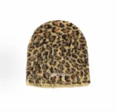 STUSSY ヒョウ柄 ニット帽