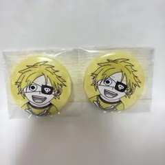 カラフルピーチ　直筆イラスト缶バッジ　たっつん