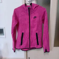 Nike フルジップ フード付きパーカー M ピンク