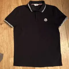 MONCLER ポロシャツ ブラック Mサイズ swag archive 90s - メルカリ