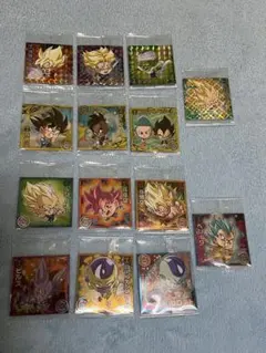 ドラゴンボール　超戦士シールウエハース超　超絶感謝の十周年　14種セット