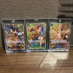 ワンピースカードゲーム サンジ ルフィ ゾロ 3枚セット - メルカリ