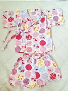 80cm 浴衣 甚平 女の子 お祭り夏祭り 花火大会 イベント ベビー キッズ