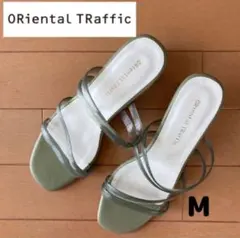 Oriental Traffic オリーブグリーン サンダル M