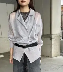 MEDI JACKET LIKE SHEER CARDIGANのサムネイル