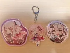 プロセカ　セカライ　缶バッジ　アクリルキーホルダー　セガラッキーくじ　暁山瑞希