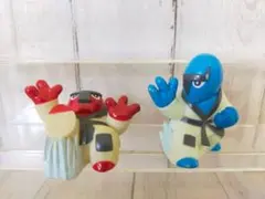 ポケモンキッズ　指人形　ダゲキ　ナゲキ　キメワザ　2体セット　まとめ売り