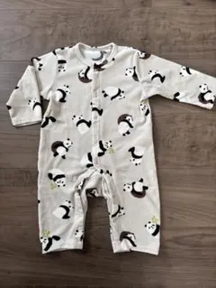 西松屋　パンダ柄ロンパース 70-80cm