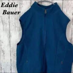 【USED】Eddie Bauer エディバウアー　フリースベスト　2XL
