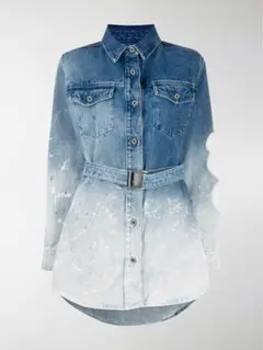 レディース OFF-WHITE デニム ドレスシャツ ジャケット