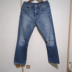 Levi's 501 デニム ユーロリーバイス ダメージ
