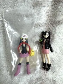 ［ポケモン］スケールワールド　ヒカリ　マリィ　フィギュア2点セット