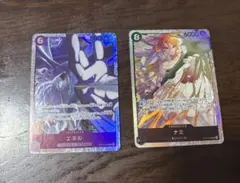ワンピースカードゲーム 神の島の冒険 ナミ、エネル　SR