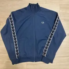FRED PERRY ジップアップジャケット　トラックジャケット　青