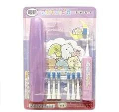 【新品】こどもハピカ 電動歯ブラシ 本体 + 替ブラシ6本 すみっコぐらし