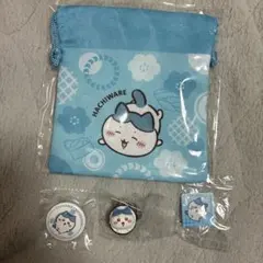 ちいかわくら寿司　ハチワレセット　巾着