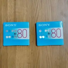 【新品未開封品】SONY Basic 80 MDミニディスク 2枚