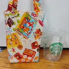 はいから横丁 チョコ柄 ドリンクバッグ | Mercari
