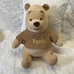 ディズニー ＊ プーさん　ぬいぐるみ　落ち着いたベージュカラー　大きめ
