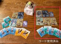 原神スシロー ミニフィギュア、メタリックカード、ステッカー　セット