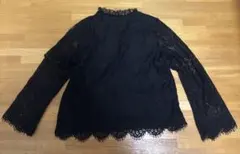 長袖レースブラウス