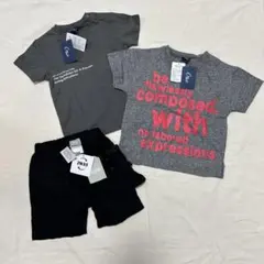 セール⭐︎男の子90cm Tシャツ2枚とショートパンツセット上下セット子供服