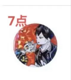 ハイキュー!! 影山 日向　オールスター缶バッジ　ゴミ捨て場の決戦　7点セット