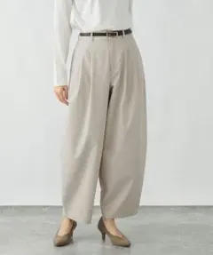 GLOBAL WORKイージーケア　コクーンワイドパンツ