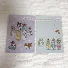 mofusand サンリオキャラクターズ ビッグクリア　　ステッカー　モフサンド