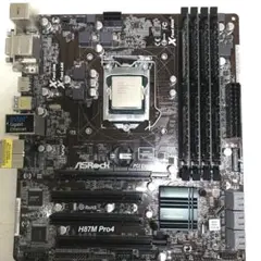 CPU -メモリ・マザーボード　H87M Pro4