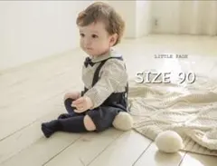 フォーマルチェックロンパース 90サイズ