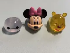 ガチャガチャ　ロイヤルクリアリング (ベイマックス、ミニー、プーさん)