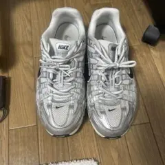 NIKE P-6000 スニーカー シルバー ホワイト 26.5センチ